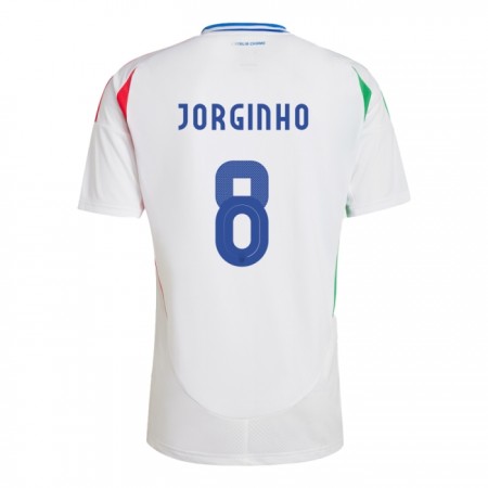 Itálie Jorginho 8 Venkovní ME 2024 - Fotbalové Dresy (S/S) Itálie Jorginho 8 Venkovní ME 2024 - Fotbalové Dresy (S/S)